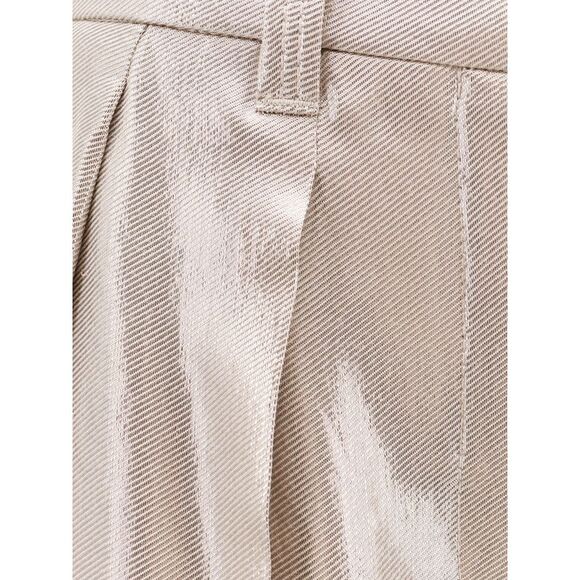 BRUNELLO CUCINELLI Trouser Woman Beige Pants - Picture 3 of 3